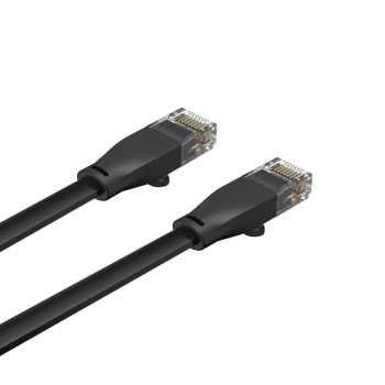UNITEK CAT6 PATCH KABLO 2MT FLAT 1GBPS, SİYAH (C1810GBK)