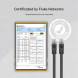 UNITEK CAT6 PATCH KABLO 2MT FLAT 1GBPS, SİYAH (C1810GBK)