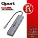 QPORT Q-TUC06 TYPE-C TO 4 PORT TYPE-C COKLAYICI